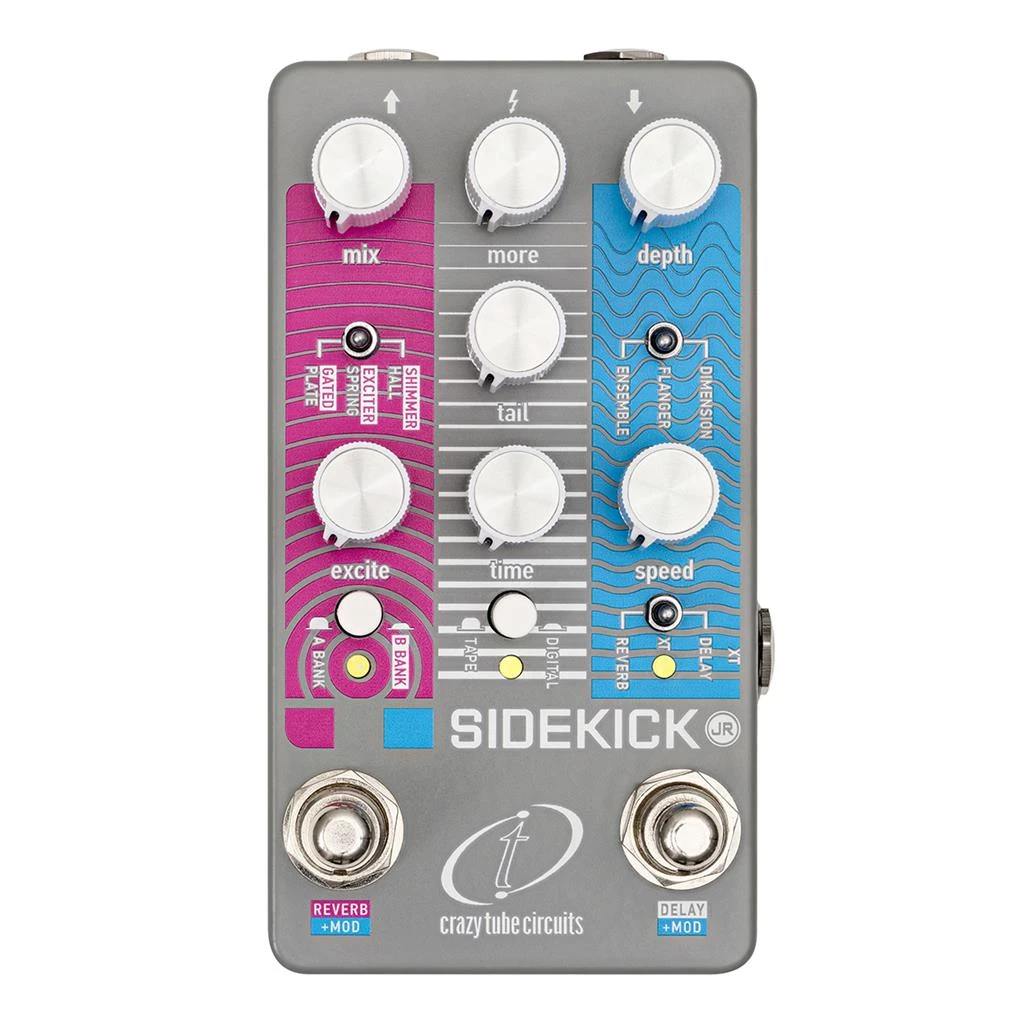 Crazy Tube Circuits Sidekick JR Chorus, Flanger, DLY & Reverb